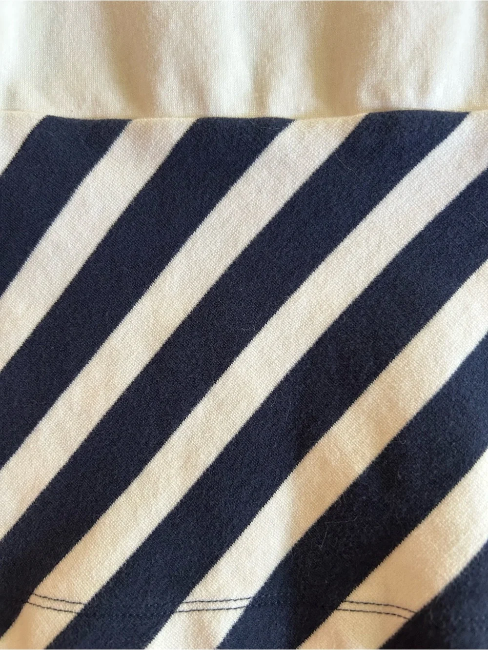 Gymboree Nautical-Inspired White & Navy Striped Girls Dress